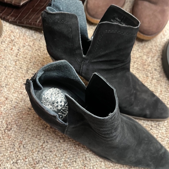 Vince camuto suede heeled booties - Picture 2 of 3